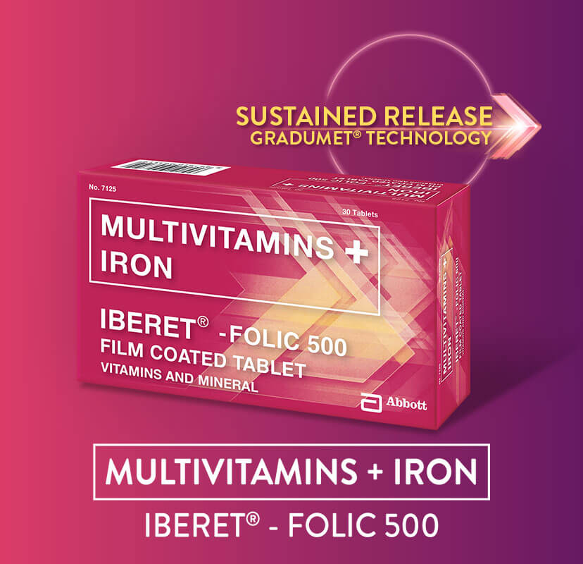 Multivitamin + Iron Folic 500